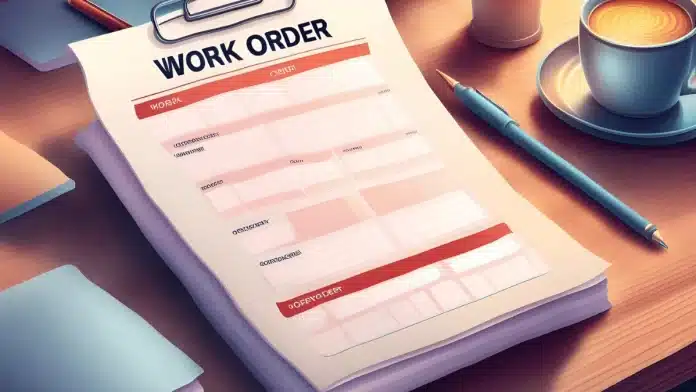 work order form