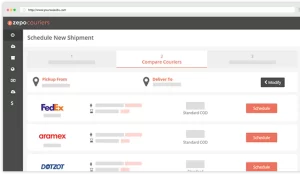 zepo couriers shipping software